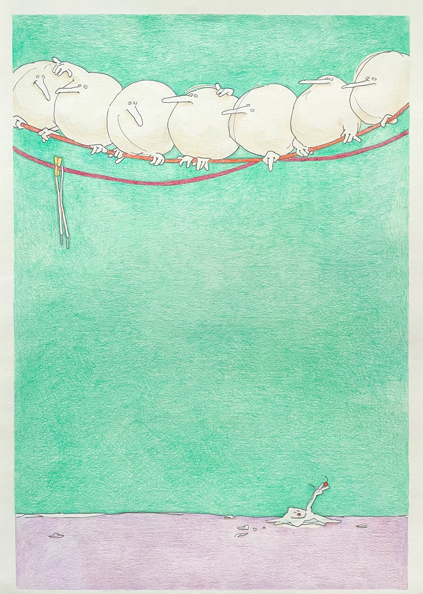 Thirty friends - Birds (Drawing) ※フレーム付き